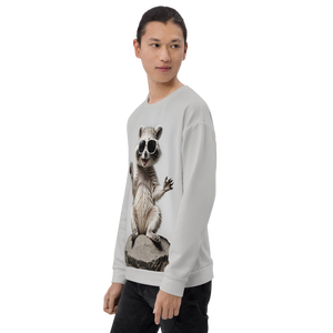 Hello Racoon All-Over Print Unisex Sweatshirt