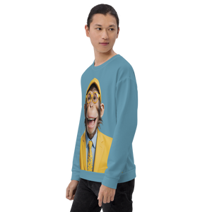 Funky Monkey All-Over Print Unisex Sweatshirt