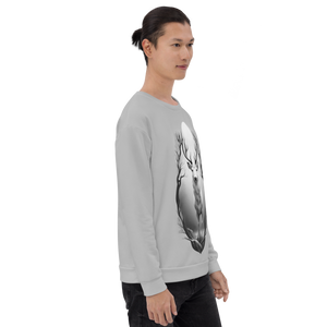 The Grayscale Deer Unisex Sweatshirt