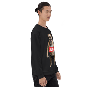 Sumo Bulldog Black Unisex Sweatshirt