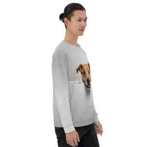 Smile Dog Peep Unisex Sweatshirt