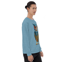 Blue Owl All-Over Print Unisex Sweatshirt