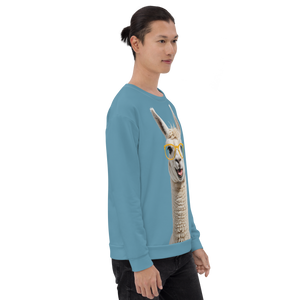 Funky Lamma All-Over Print Unisex Sweatshirt