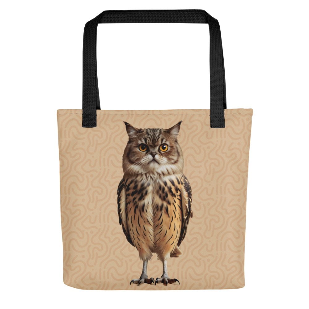 Cat Owl Tote Bag