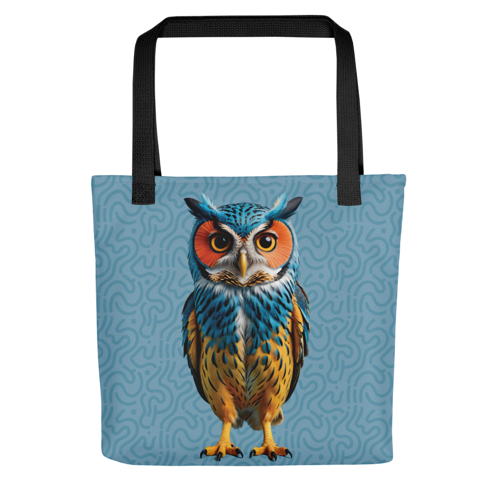 Blue Owl Tote Bag