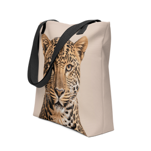 Leopard Potrait Tote Bag