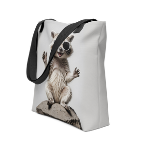 Hello Racoon Tote Bag