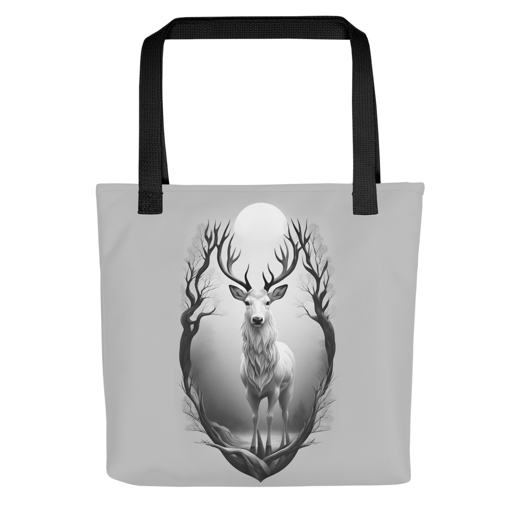 The Grayscale Deer Tote Bag