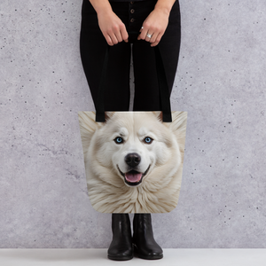 Siberian Husky Tote Bag