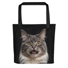 Shocked Cat Face Tote Bag