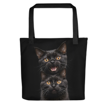 Two Black Cats Follows Tote Bag