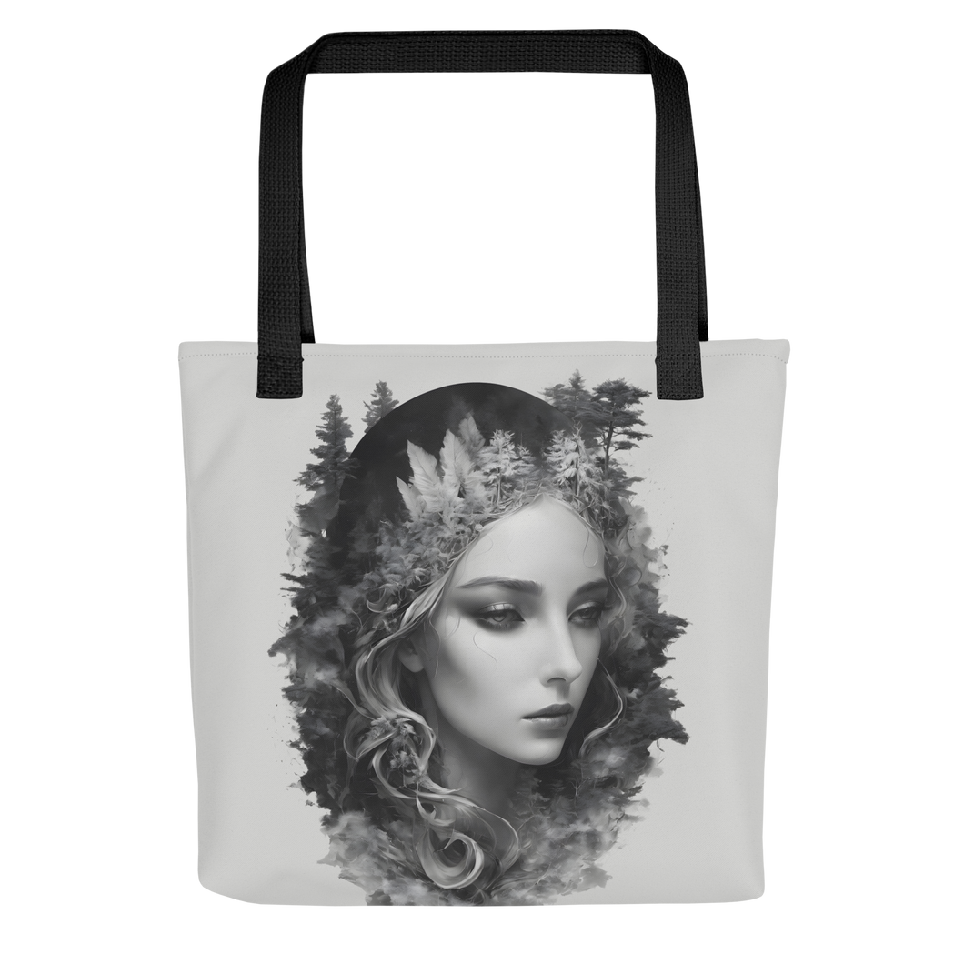 Grayscale Gaia Tote Bag