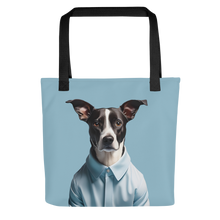 Sad Dog Blue Tote Bag