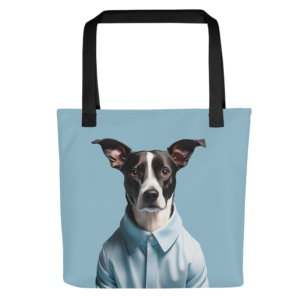 Sad Dog Blue Tote Bag