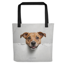 Smile Dog Peep Tote Bag