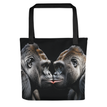 Gorilla Kissing Tote Bag