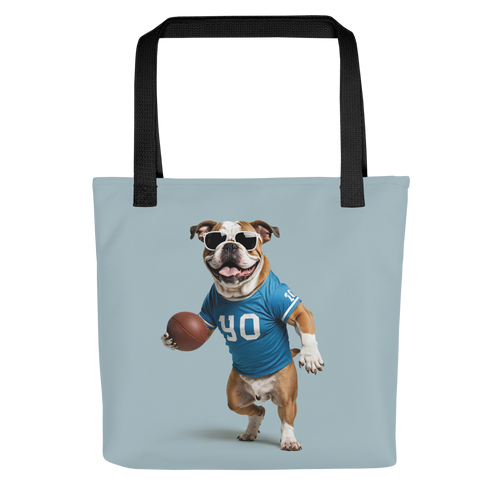 Bulldog Basketball Tote Bag