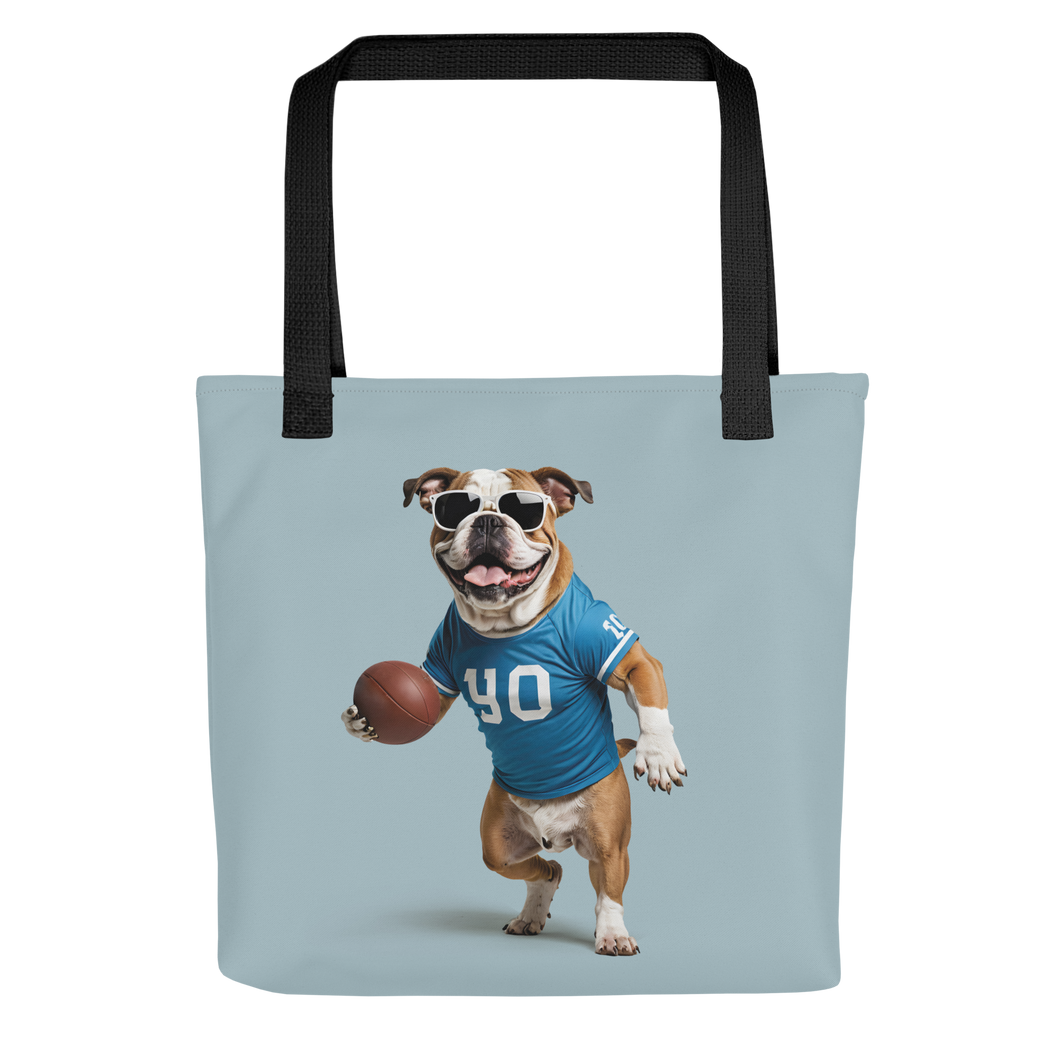 Bulldog Basketball Tote Bag