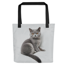 Relaxing British Shorthair Cat Tote Bag