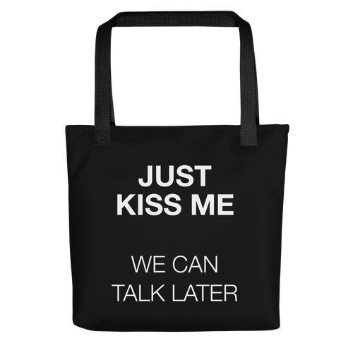 Just Kiss Me (Funny) Tote Bag