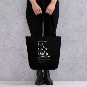 Guess The Word (Funny) Tote Bag