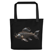 Minimalism Copperplate Art Fish Tote Bag