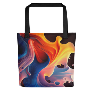 Colorful Swirl Background Tote bag