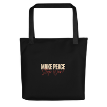 Make Peace Stop War Tank Tote Bag