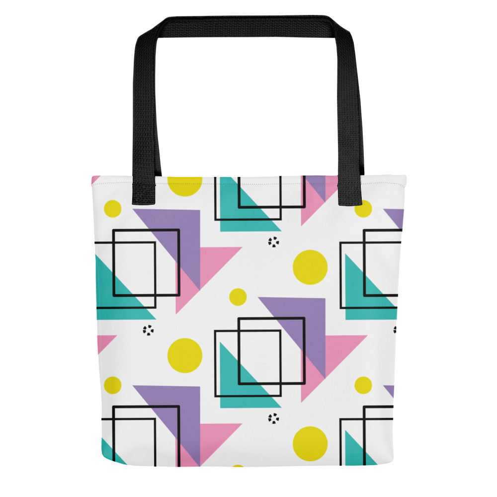 Memphis Colorful Pattern 02 Tote bag