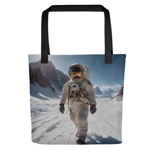 Astronaut Snow Tote Bag