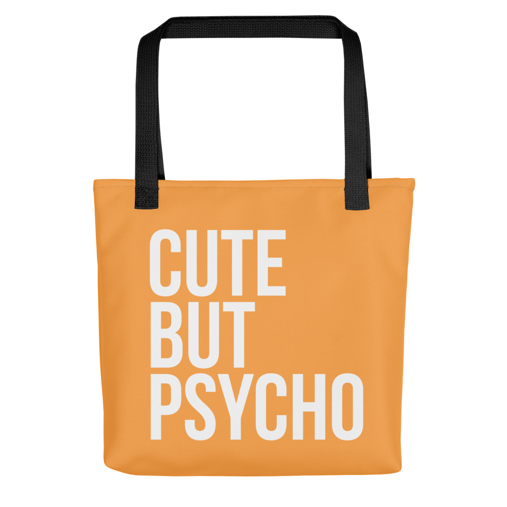 Cute But Psycho Texas Rose Tote Bag