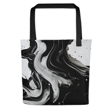 Black and White Fluid Tote bag