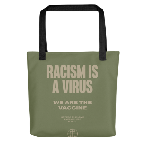 Racism is a Virus Tote Bag