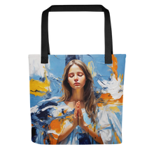 Pray & Forgive Oil Painting Tote bag