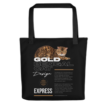 Gold Bengal Cat Tote Bag