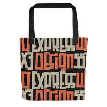 Design Express Typography Pattern Tote Bag