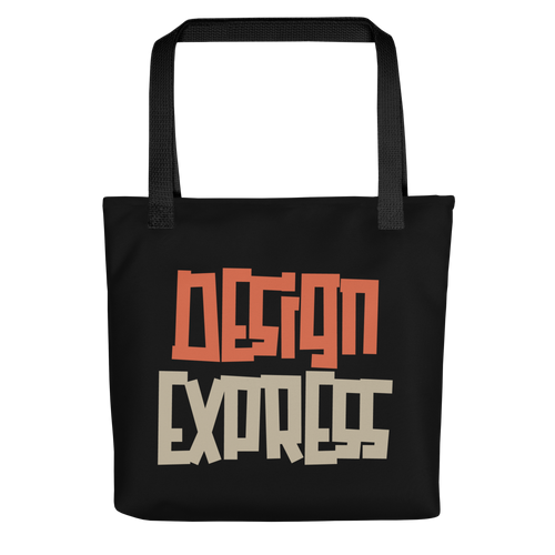 Design Express Typography Tote Bag