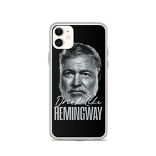 Drink Like Hemingway Portrait Clear Case for iPhone®