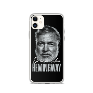 Drink Like Hemingway Portrait Clear Case for iPhone®