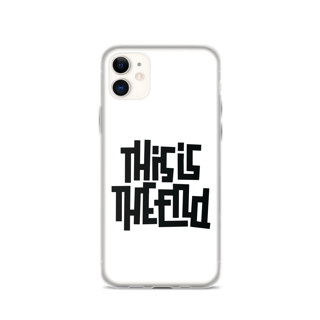 THIS IS THE END? White iPhone Phone Case