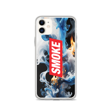 Blue Smoke Fire iPhone Case