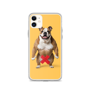 Bulldog X-Tape Yellow iPhone Case