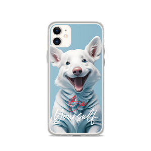 Cute Dog Be Yourself iPhone Case