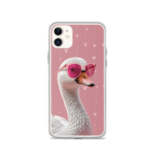 Cute Pink Swan iPhone Case