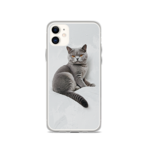 Relaxing British Shorthair Cat iPhone Case