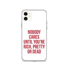 Nobody Cares (Funny) iPhone Case