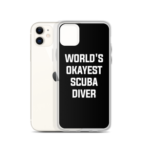 World's Okayest Scuba Diver Clear Case for iPhone®