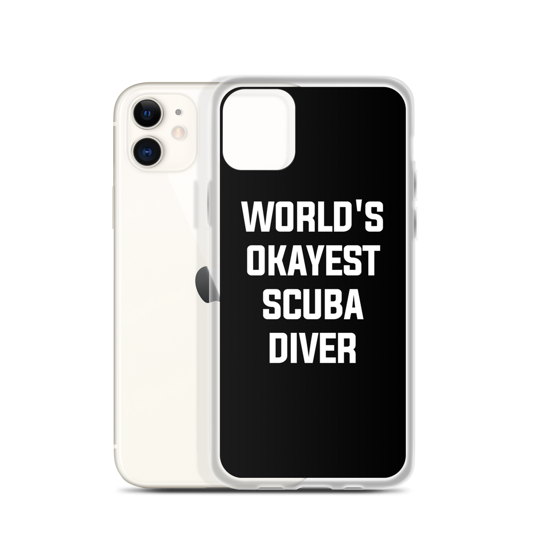 World's Okayest Scuba Diver Clear Case for iPhone®