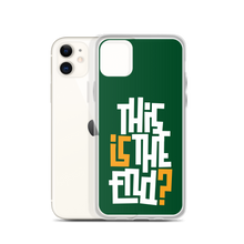 IS/THIS IS THE END? Forest Green iPhone Phone Case