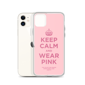 Keep Calm and Wear Pink iPhone® Phone Case